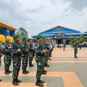 Satgas TMMD 122 Ikut melaksanakan Upacara Sumpah Pemuda
