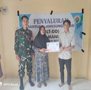 Satgas TMMD 122 Kodim 0914 Kopda Destri Melaksanakan Pendampingan Penyaluran BLT di Desa Maning Satgas TMMD 122 Kodim 0914 Kopda Destri Melaksanakan Pendampingan Penyaluran BLT di Desa Maning