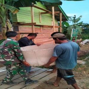 Satgas TMMD 122 Kodim 0914 Tana Tidung Pembuatan MCK Terus di Kebut yang Mencapai 62 Persen Satgas TMMD 122 Kodim 0914 Tana Tidung Pembuatan MCK Terus di Kebut yang Mencapai 62 Persen