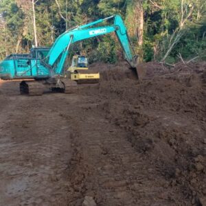 TMMD 122 Pembukaan Badan Jalan Mencapai 63 Persen di Desa Sebidai TMMD 122 Pembukaan Badan Jalan Mencapai 63 Persen di Desa Sebidai