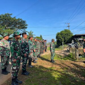 Apel Pagi Satgas TMMD 122 Sebelum Kesasaran Fisik Apel Pagi Satgas TMMD 122 Sebelum Kesasaran Fisik