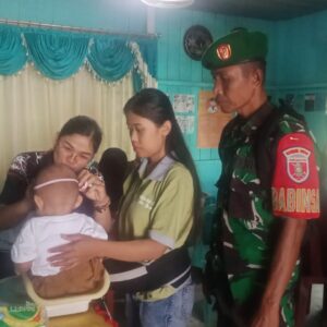 Satgas TMMD 122 Melaksanakan Pendampingan Posyandu Satgas TMMD 122 Melaksanakan Pendampingan Posyandu