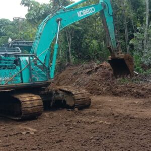 Sasaran Fisik Pembukaan Jalan TMMD 122 di Desa Sebidai Capai 88 Persen Pengerjaan Sasaran Fisik Pembukaan Jalan TMMD 122 di Desa Sebidai Capai 88 Persen Pengerjaan