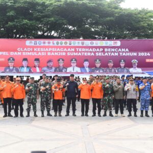Apel dan Simulasi  Mitigasi Bencana  Banjir di Provinsi Sumsel