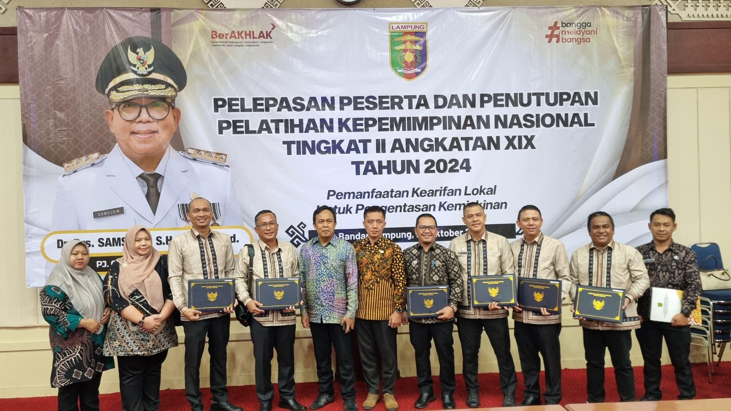 Tujuh Peserta Diklat PIM II Asal Muba Lulus dengan Hasil Memuaskan