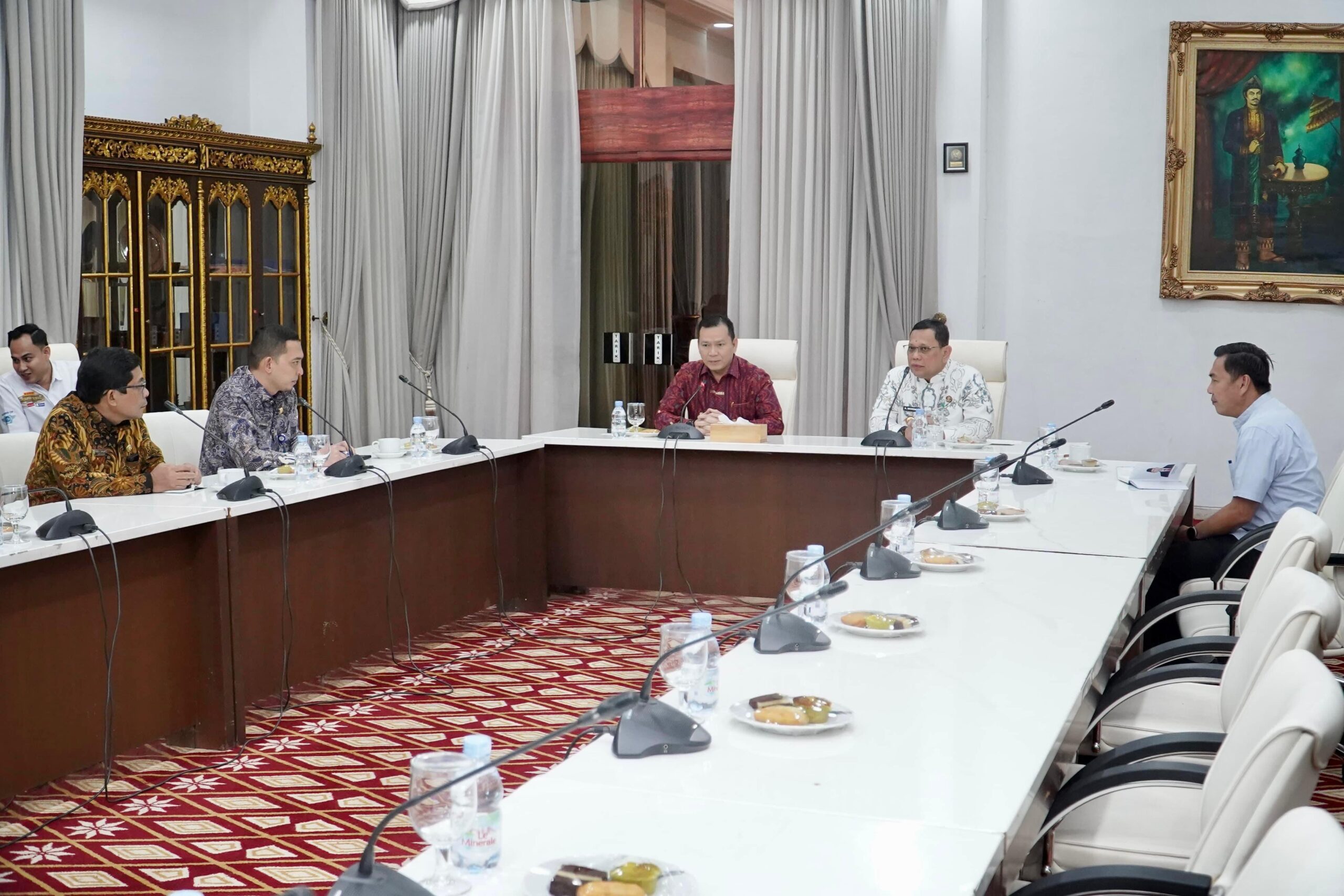 Pj Gubernur Sumsel Terima Audiensi Pj Walikota Palembang Bahas Dukungan Penataan Kota Palembang 