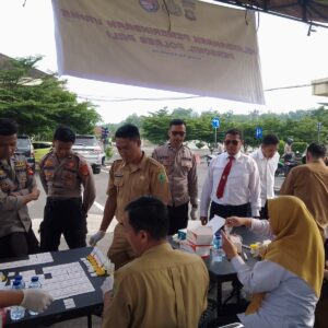 Polres Pali Gelar Tes Urin