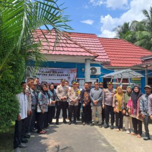 Polsek Talang Ubi dan Jajaran Polda Sumsel Gelar Asistensi Kampung Tangguh Anti Narkoba di Talang Bulang