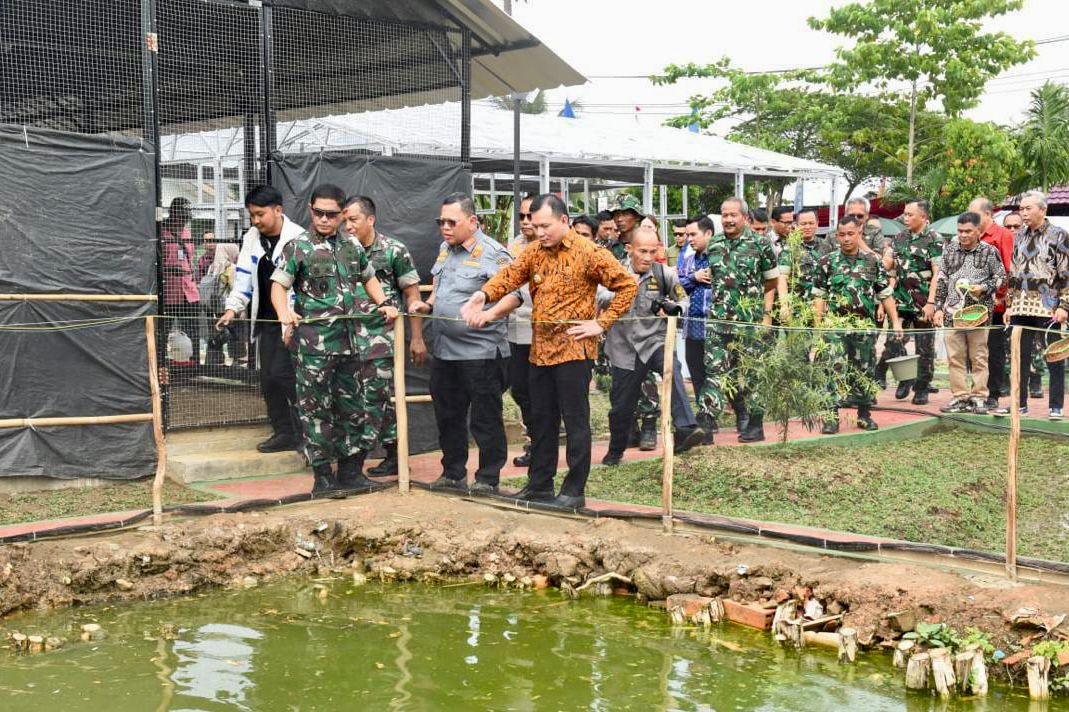 Pj Gubernur  Elen Setiadi Apresiasi Kodam II/ Sriwijaya Memperkuat Ketahanan Pangan Lokal Dengan Inisiasi  Urban Farming 