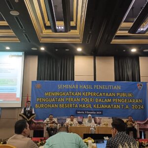 Seminar Puslitbang Polri, Ketua Umum PWI Hendry Ch Bangun Sebut Peran Media Krusial untuk DPO dan DPB