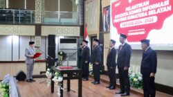 Pelantikan Anggota Komisi Informasi Provinsi Sumsel Periode 2024-2028 