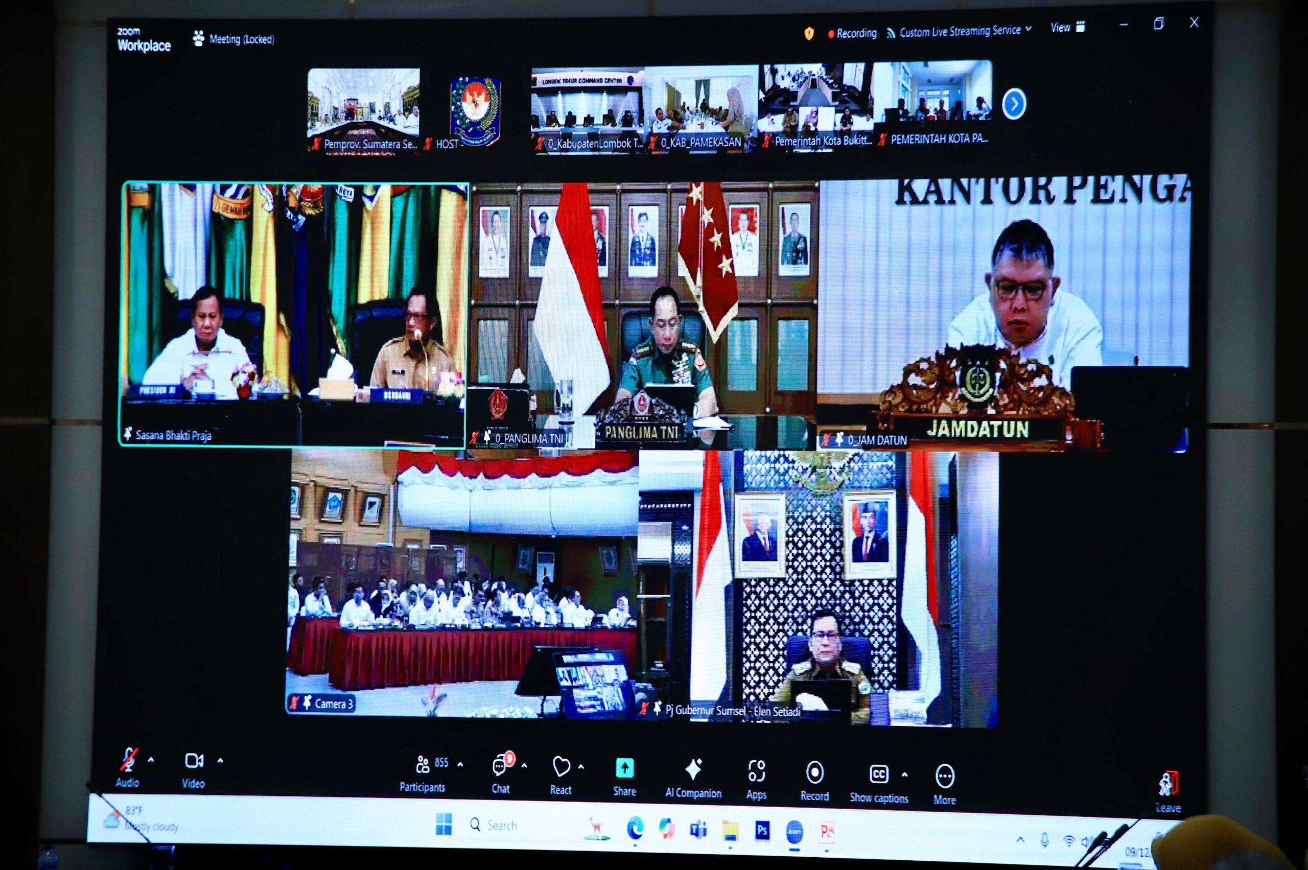 Rapat Koordinasi Bidang Pengendalian Inflasi di Daerah Tahun 2024