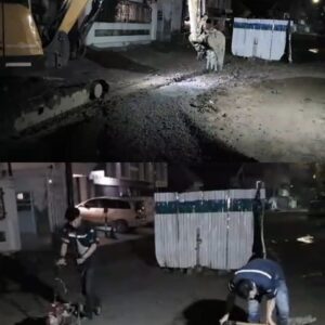 Curah Hujan Tinggi, Pengerjaan Proyek IPAL Siang - Malam Curah Hujan Tinggi, Pengerjaan Proyek IPAL Siang – Malam