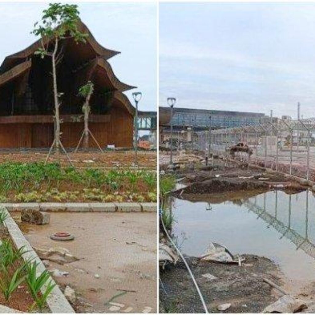 Viral! Video Bandara VVIP Ibu Kota Nusantara Terendam Banjir