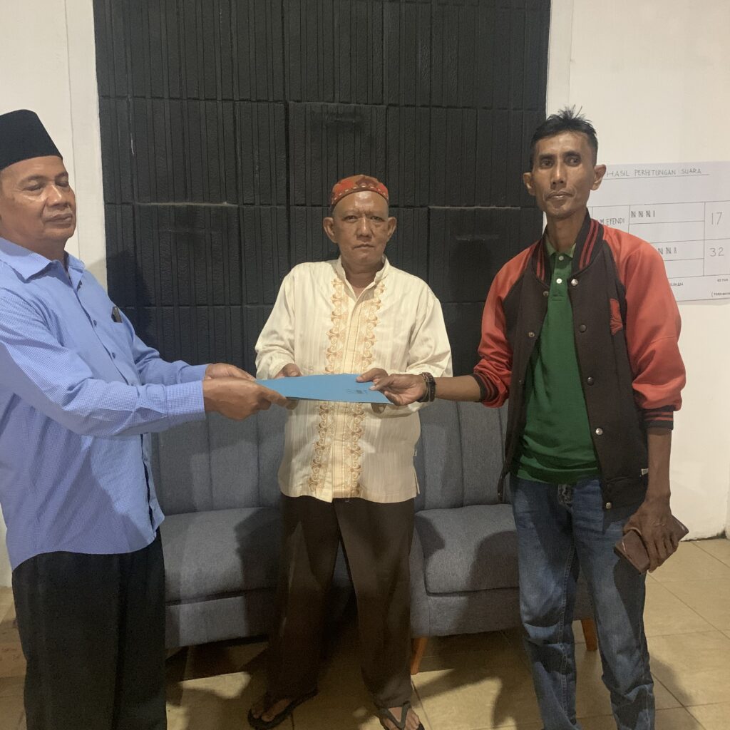 Suhendra Terpilih Jadi Ketua RT 48 Kebun Bunga