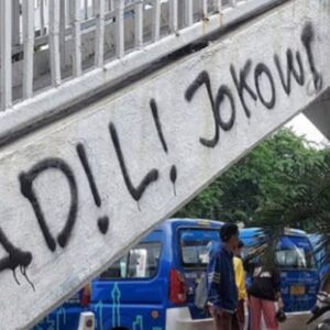 Grafiti ‘Adili Jokowi’ Bentuk Kejujuran Publik