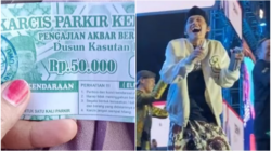 Viral! Karcis Parkir di Pengajian Gus Iqdam Rp50 Ribu, Warganet: Ini Ngaji atau Malak?