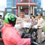 Polda Sumsel dan Media Berbagi Takjil dan Bukber