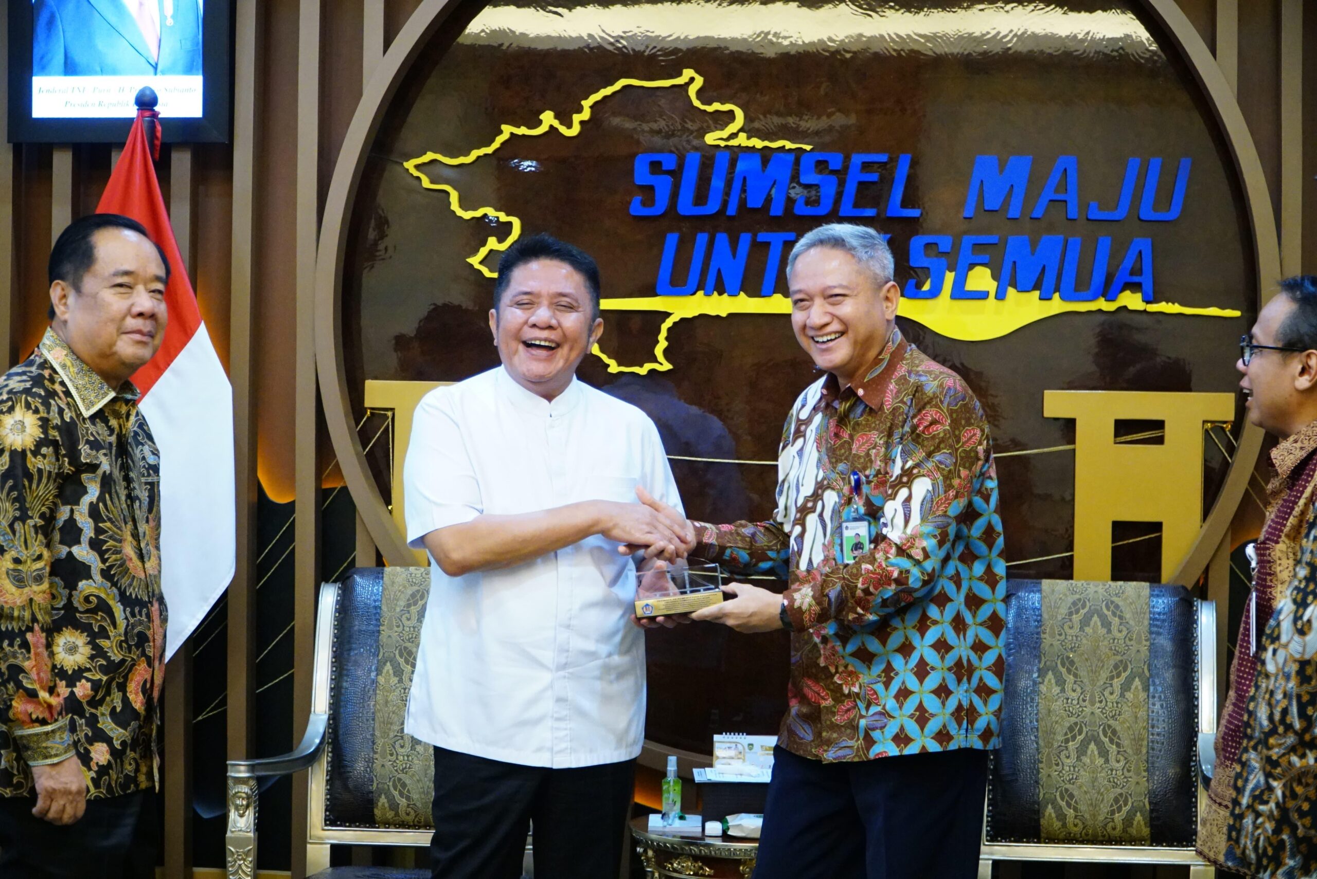 Gubernur Herman Deru Bersama Wagub Cik Ujang Jalinan Koordinasi Erat Dengan Kanwil DJPb Kemenkeu Sumsel