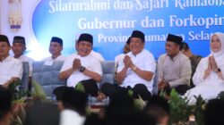 Safari Ramadhan Bersama Masyarakat OKI, Guberur Herman Deru Minta Pemkab OKI Jaga Stabilitas Bahan Pokok