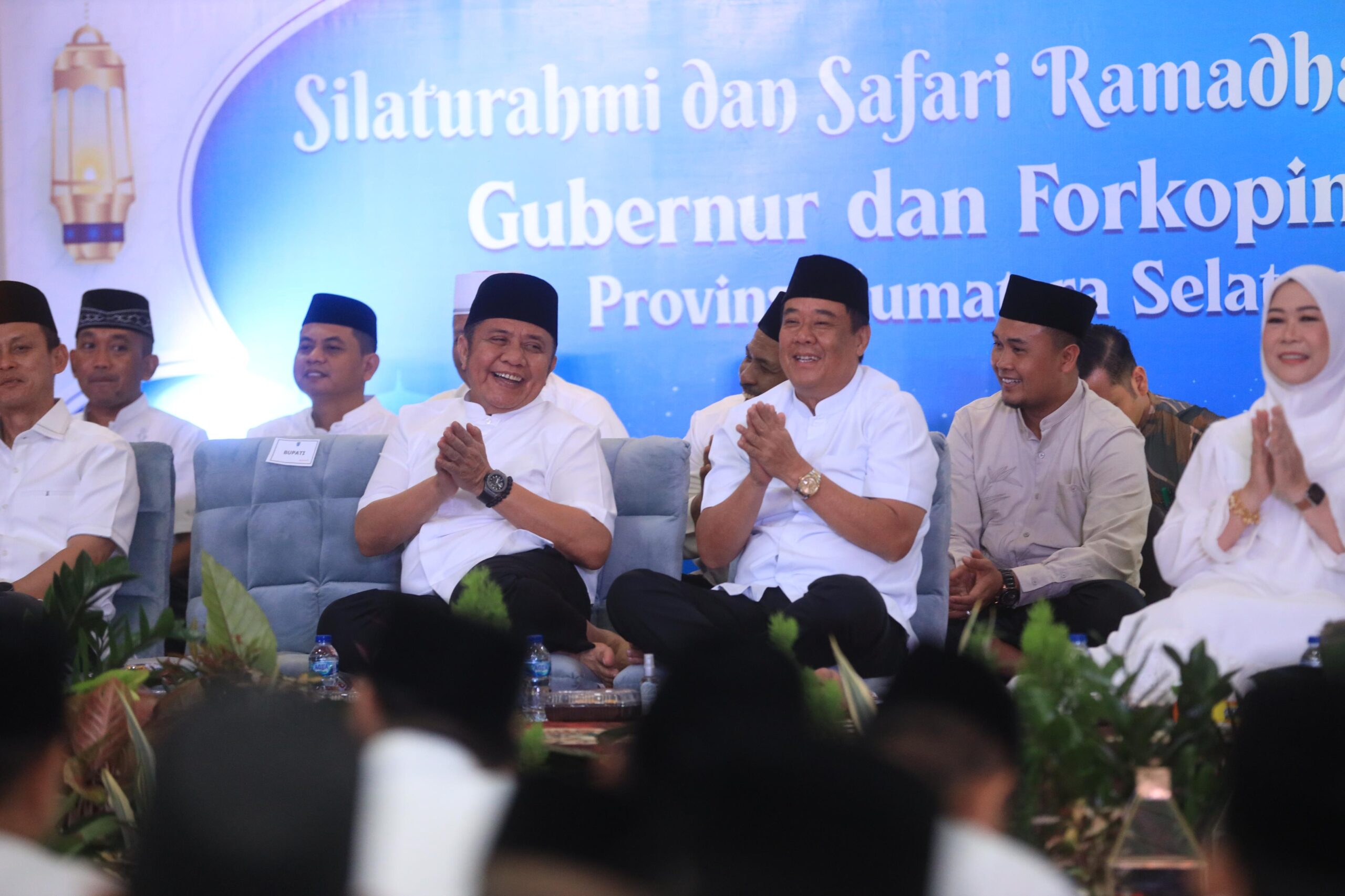Safari Ramadhan Bersama Masyarakat OKI, Guberur Herman Deru Minta Pemkab OKI Jaga Stabilitas Bahan Pokok