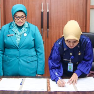 Serah Terima Jabatan TP PKK Muba, Hj Patimah Toha Resmi Gantikan Hj Triana Sandi Fahlepi