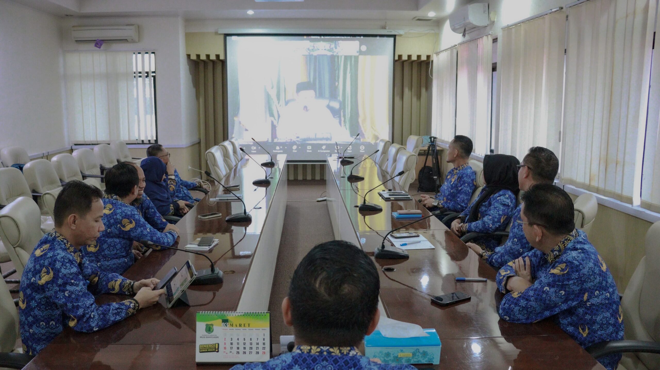 Pemkab Muba Ikuti Rakor Penyelenggaraan Pemerintahan Daerah dan Penandatanganan Nota Kesepahaman