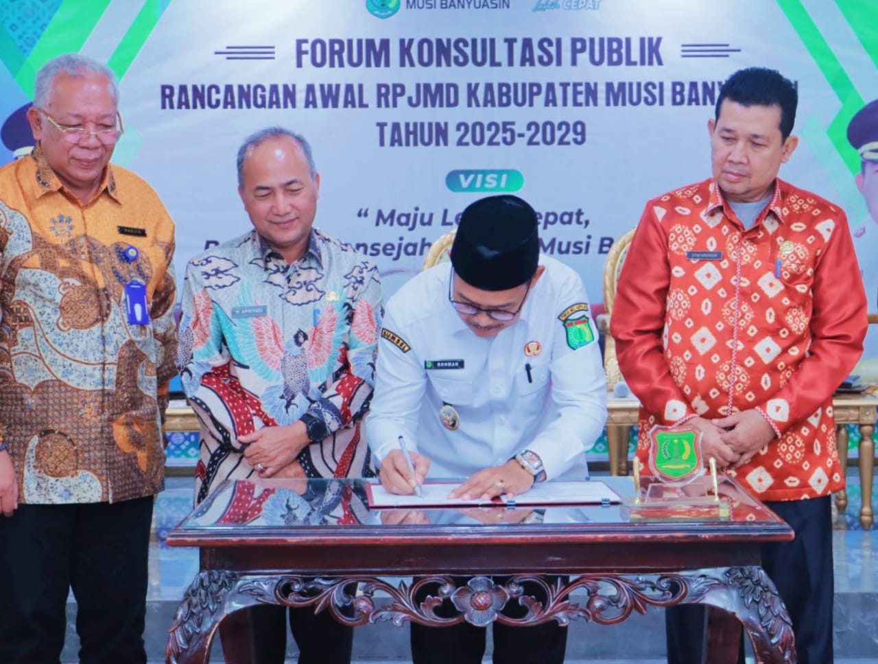 Forum Konsultasi Publik Rancangan Awal RPJMD Kabupaten Musi Banyuasin Tahun 2025 - 2029