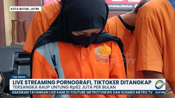 Nekat Live Streaming Masturb4si saat di Bulan Ramadhan, Tiktoker Asal Blitar Dibekuk, Raup Rp 40 Juta