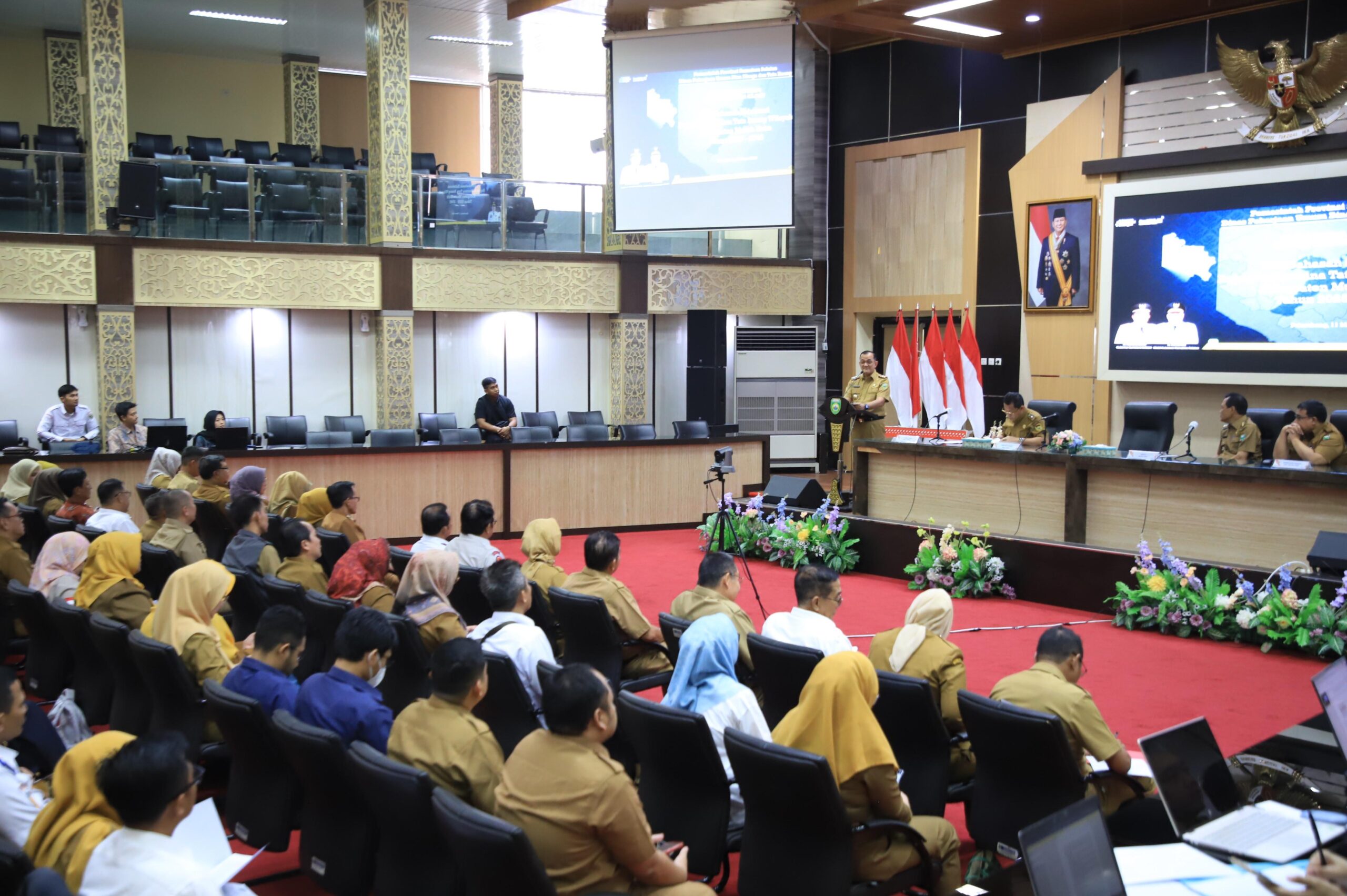 Rapat Pembahasan Substansi Raperda RTRW Kabupaten Muara Enim tahun 2025-2045