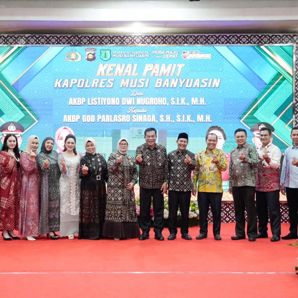 Pisah dan Sambut Kapolres Muba yang Baru, Bupati: Tidak Ada yang Abadi, Kecuali Perubahan