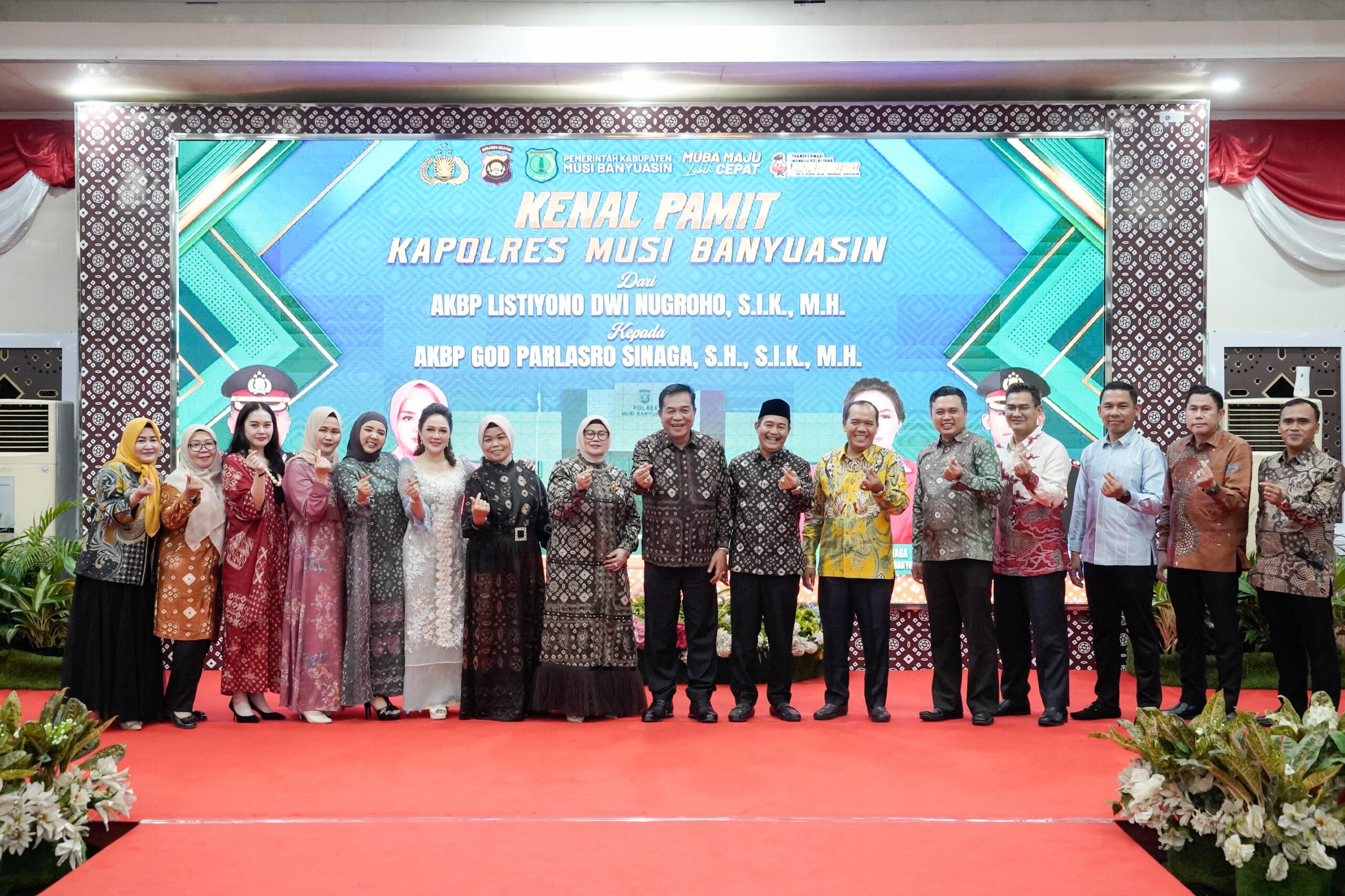Pisah dan Sambut Kapolres Muba yang Baru, Bupati: Tidak Ada yang Abadi, Kecuali Perubahan
