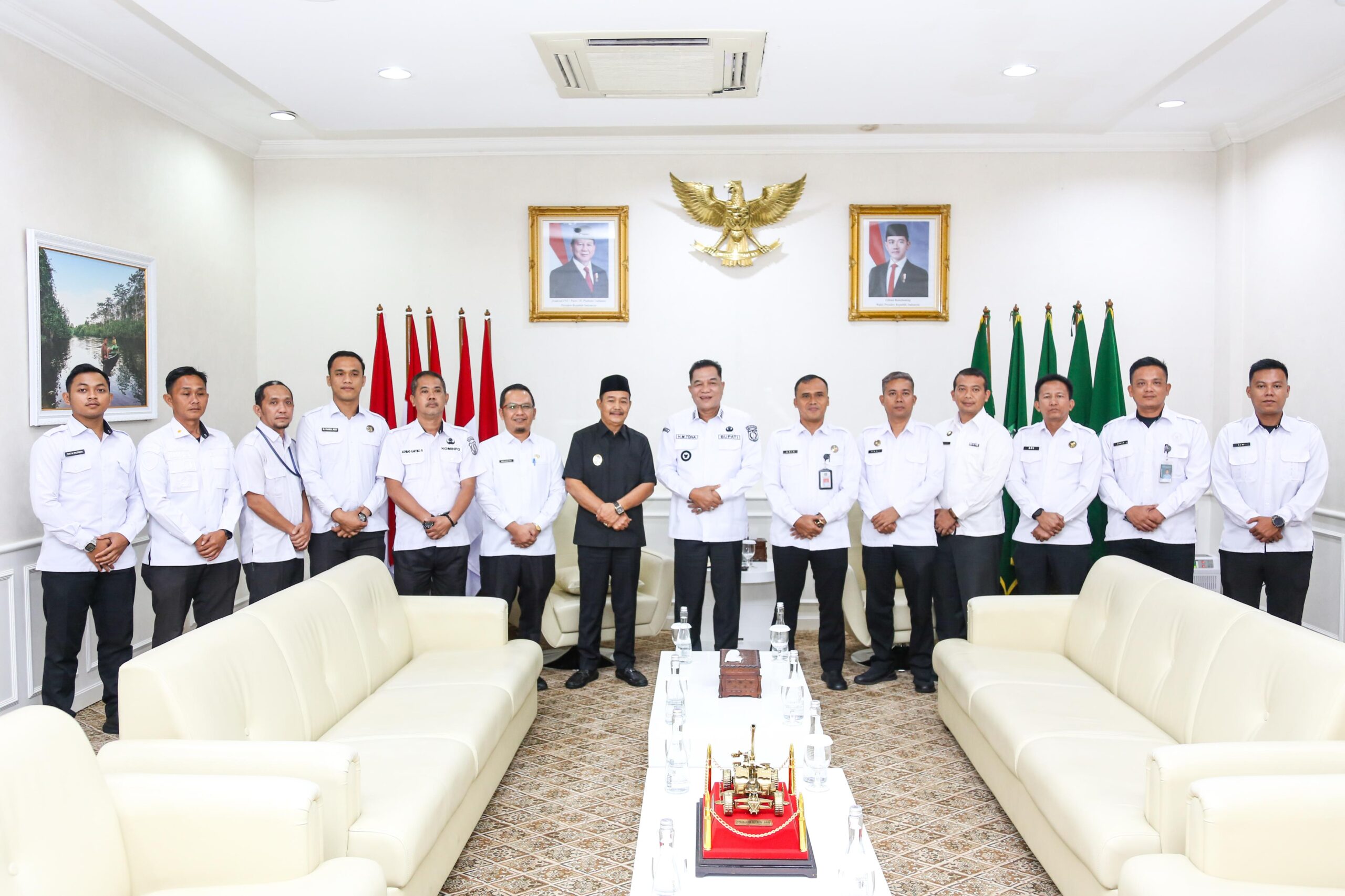 Kalapas Kelas II B Sekayu Soan Silahturahmi ke Bupati Muba M Toha