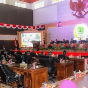 Wakil Bupati Muba Rohman Hadiri Paripurna HUT Kabupaten Penukal Abab Lematang Ilir (PALI) ke 12 Tahun