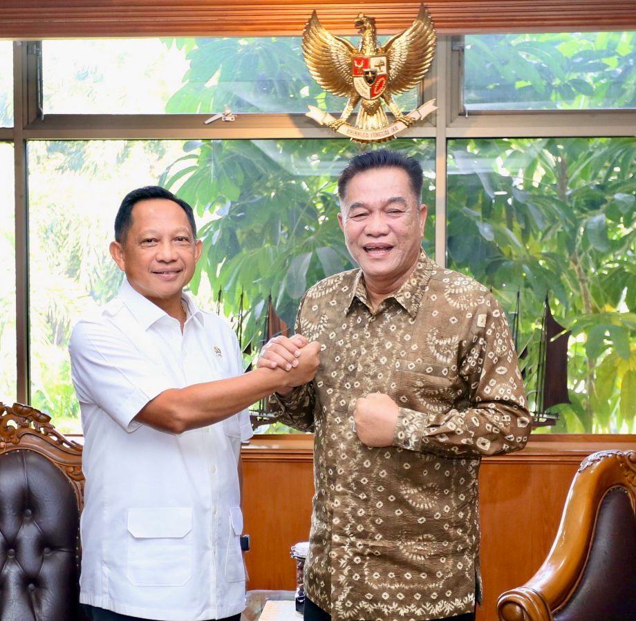 Bupati Muba H M Toha Temui Mendagri Tito Karnavian