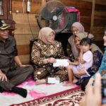 Bupati Muba M Toha Kunjungi Bocah Pengidap Jantung Bocor
