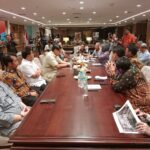 Ketua Umum PWI Pusat Hendry Ch Bangun Diundang Penandatanganan MoU Pembangunan Perumahan