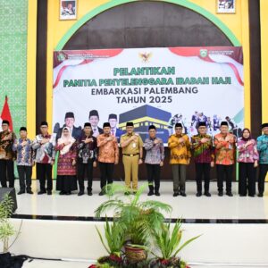 Sekda Sumsel Minta PPIH Embarkasi Palembang agar Layani Jemaah Haji Sepenuh Hati Sekda Sumsel Minta PPIH Embarkasi Palembang agar Layani Jemaah Haji Sepenuh Hati