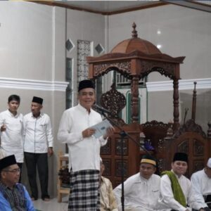 Wabup H. Ardani Perdana Safari Ramadhan 1446 H/2025 Bersama Masyarakat Desa Sungai Pinang I Kecamatan Sungai Pinang