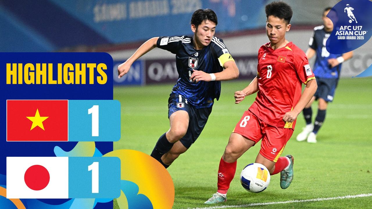 #AFCU17 | Group B: Vietnam 1-1 Japan