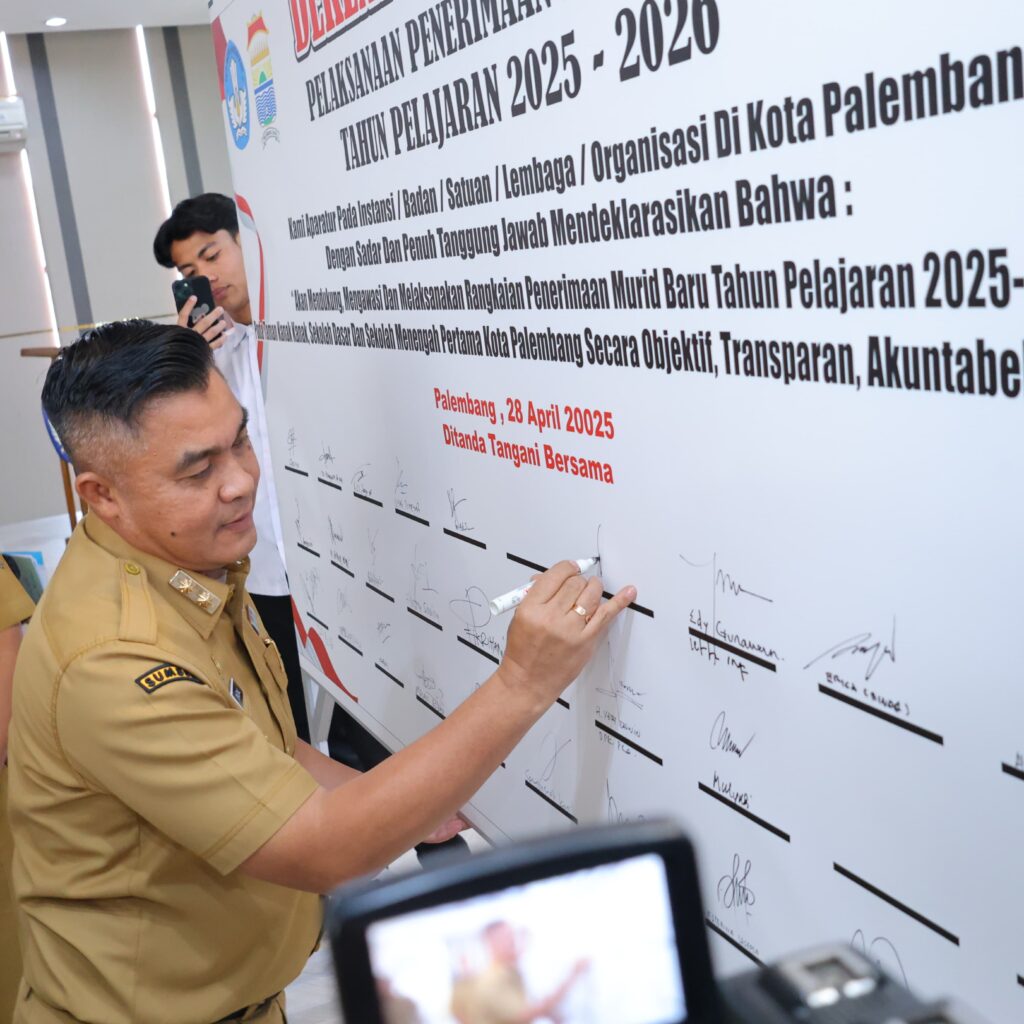 Uji Sekda Palembang, Jika Ada Yang Curangi SPMB  Akan Dicopot