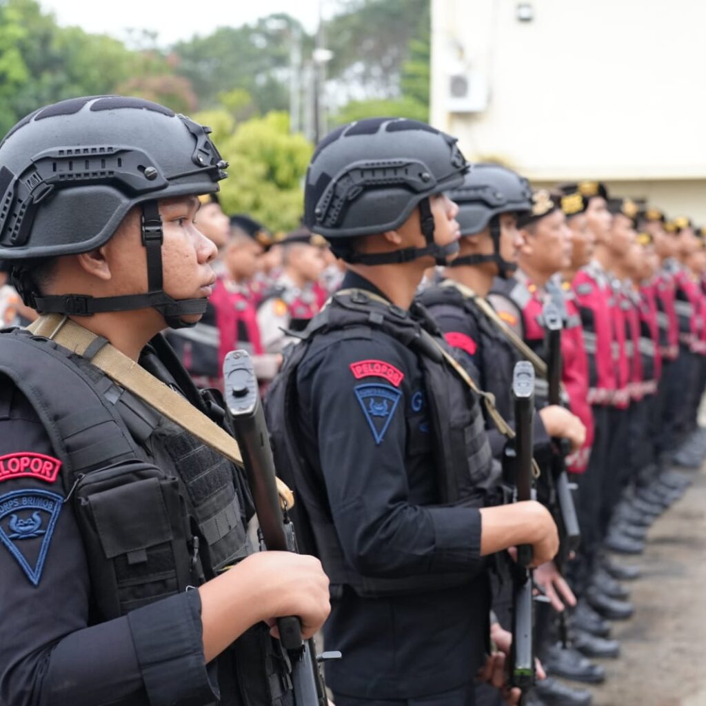 PAM PSU 4 Lawang, Kasubdit Dalmas Polda Sumsel Pimpin Apel Konsolidasi BKO Polda Sumsel