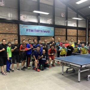 Tanding Tenis Meja Persahabatan PTM CGC dan Tirta Musi Penuh Keakraban Tanding Tenis Meja Persahabatan PTM CGC dan Tirta Musi Penuh Keakraban