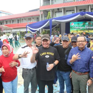 Gowes Bareng dan Jalan Santai IKA SMANTA Kota  Palembang