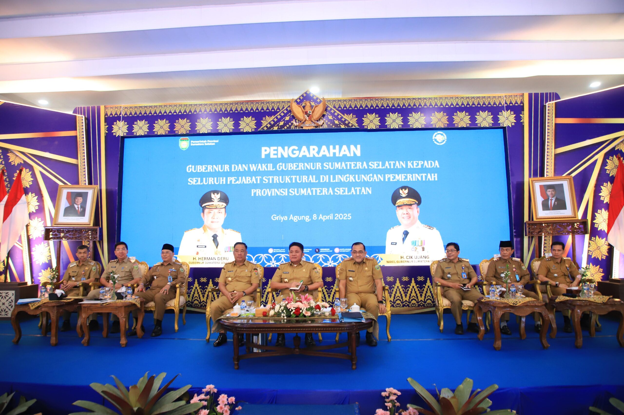 Gubernur Herman Deru dan Wagub Cik Ujang Instruksikan Jajaran Pejabat Eselon Fokus Hasilkan Produk Melalui Program Kerja Nyata OPD