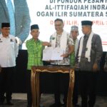 Wamen  Koperasi RI Meresmikan Pembentukan Koperasi Merah Putih Ponpes Al Ittifaqiah Ogan Ilir