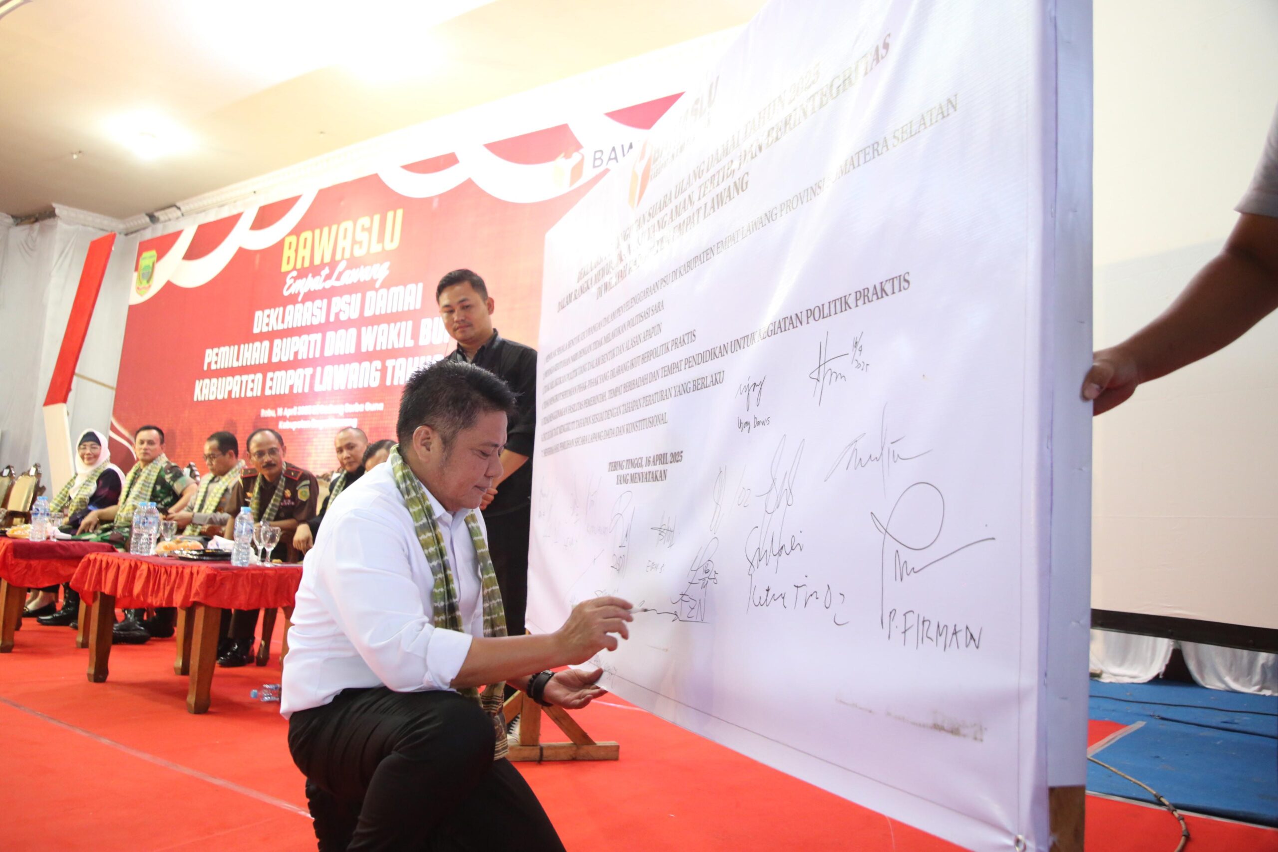 Gubernur Sumsel Herman Deru Tekankan Agar KPU dan Bawaslu Empat Lawang Mampu Menggelar PSU Secara Profesional