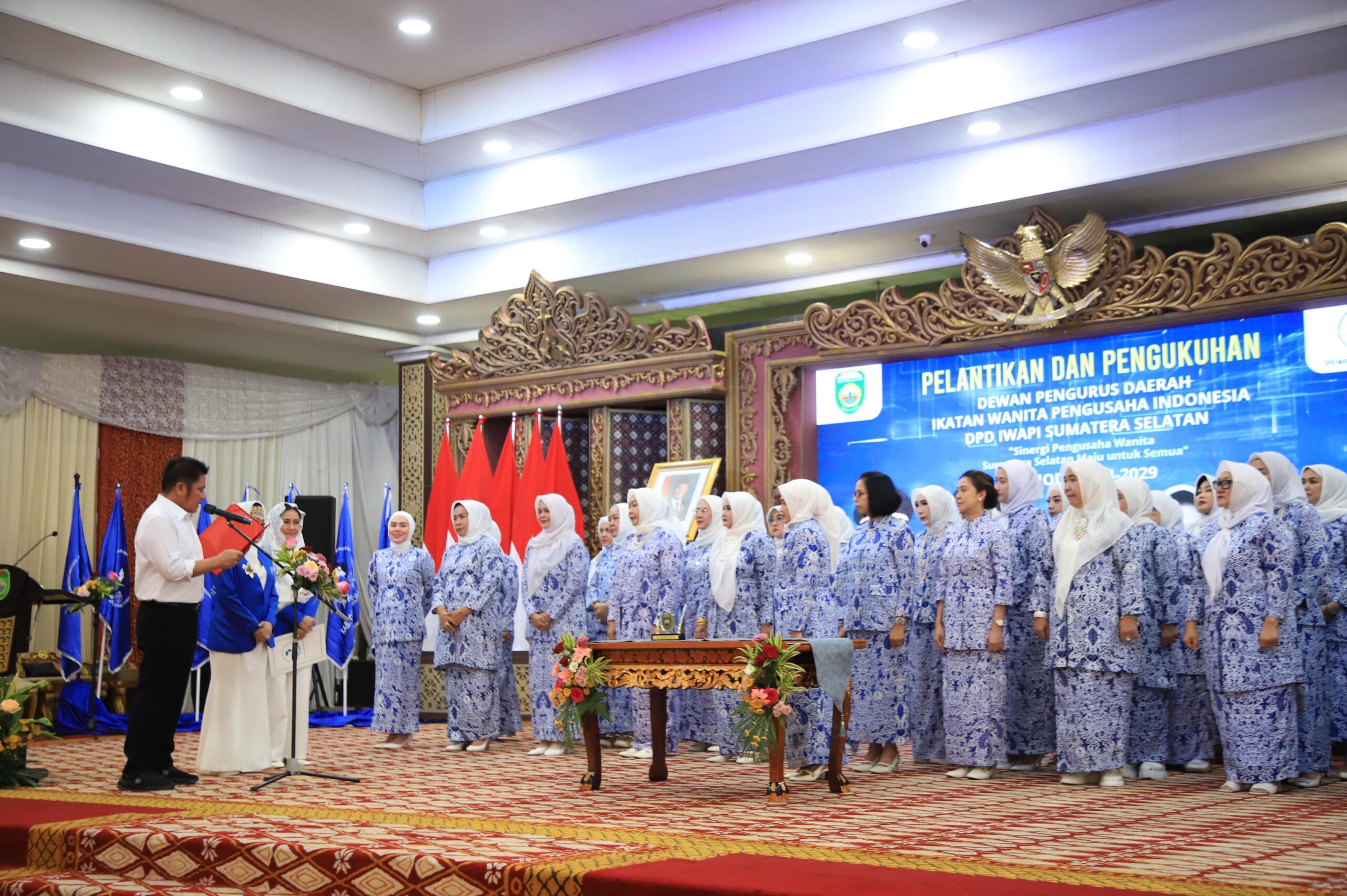 Pelantikan Ikatan Wanita Pengusaha Indonesia Sumsel periode 2024-2029