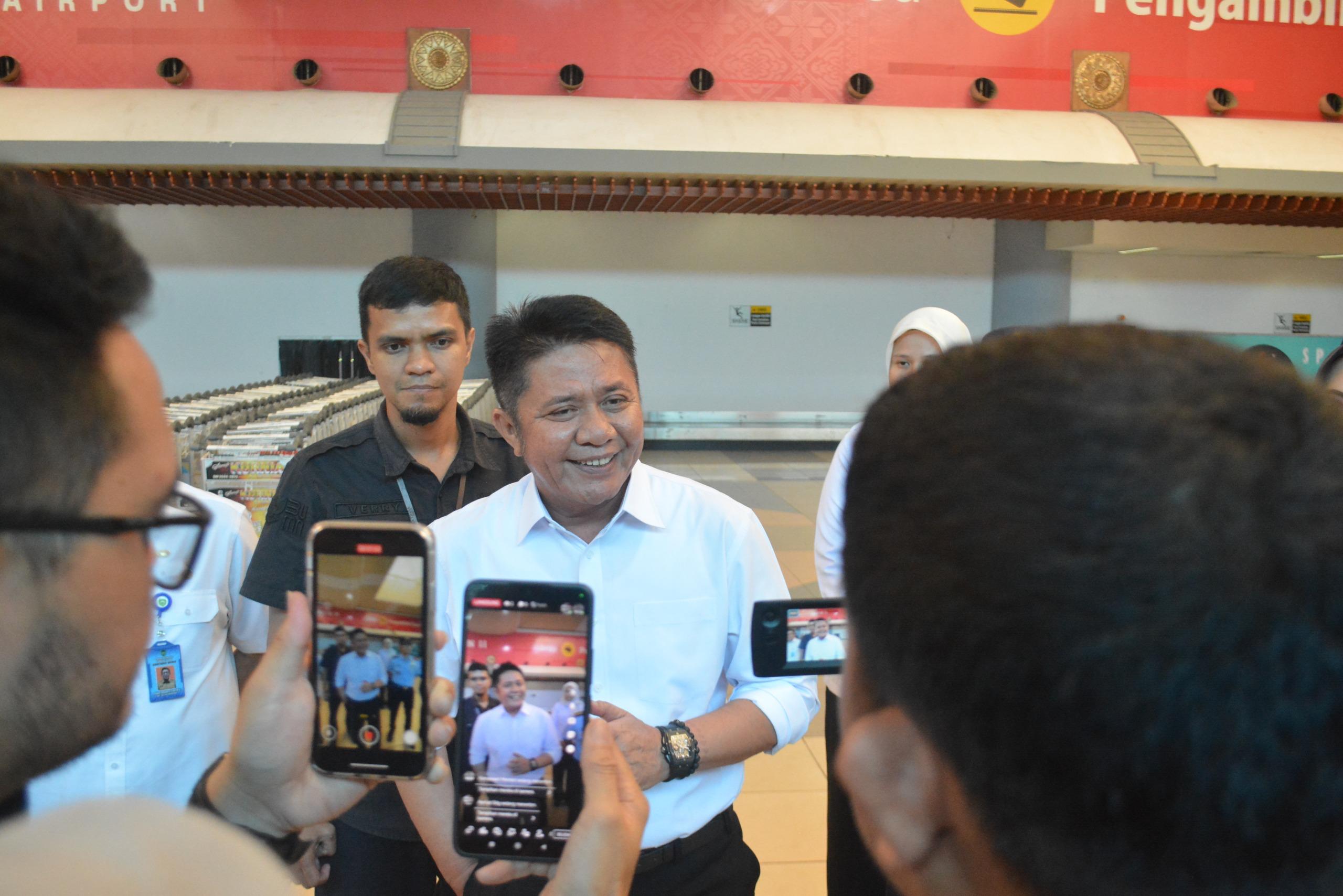 Tinjau Bandara SMB II Palembang, Gubernur Herman Deru Melobi Pimpinan Lion Group Agar Segera Buka Rute Penerbangan Internasional