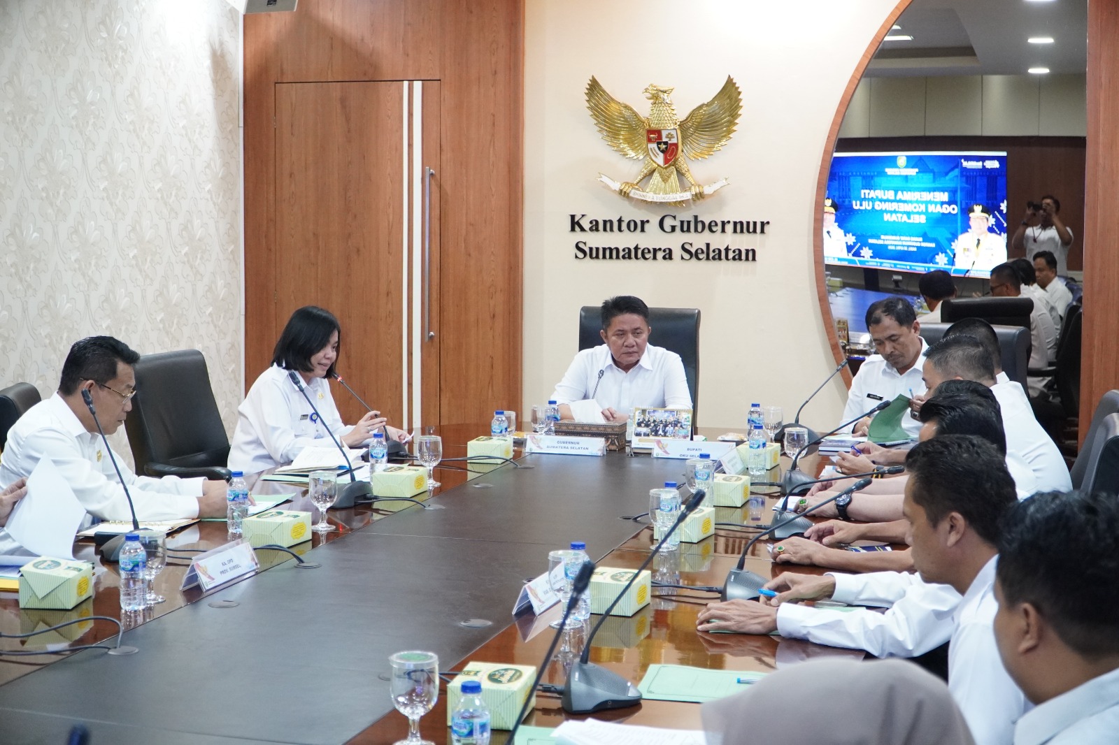 Gubernur Sumsel Herman Deru Simak Paparan Program Strategis Bupati OKU Selatan Tahun 2025